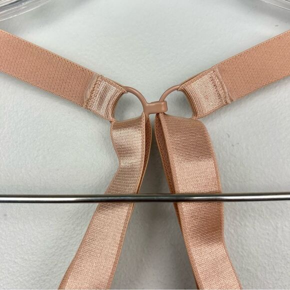 Pure Beauty René Rofé Pushup Bra Front Clasp Racerback & Regular Strap 42C - Picture 5 of 13